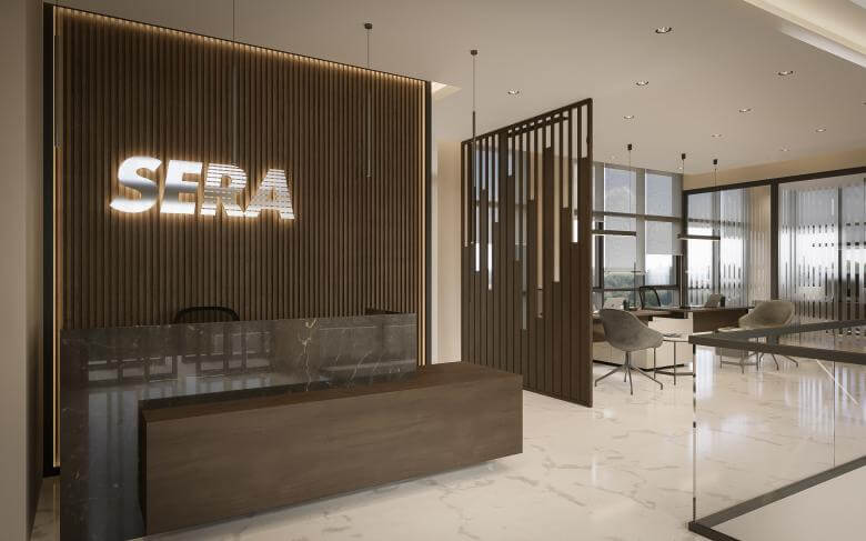 interior design 6393 Sera Beton Office Building Offices