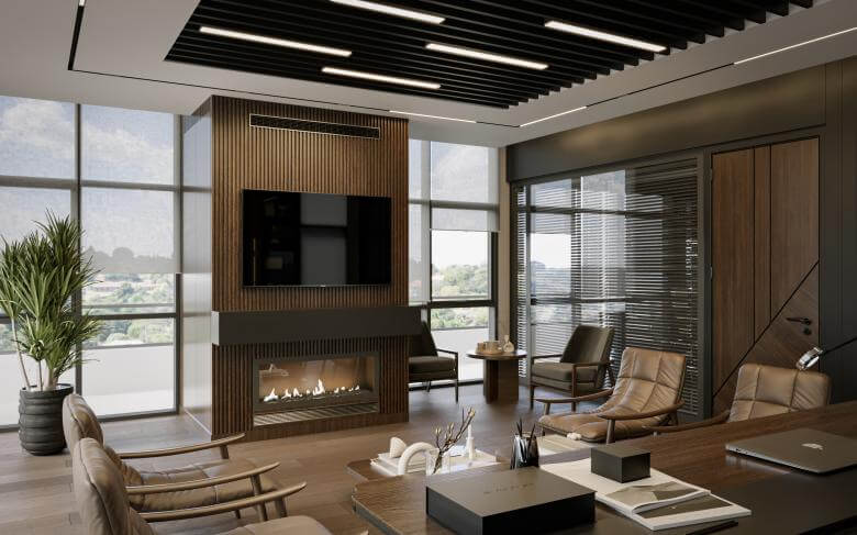 interior design 6399 Sera Beton Office Building Offices