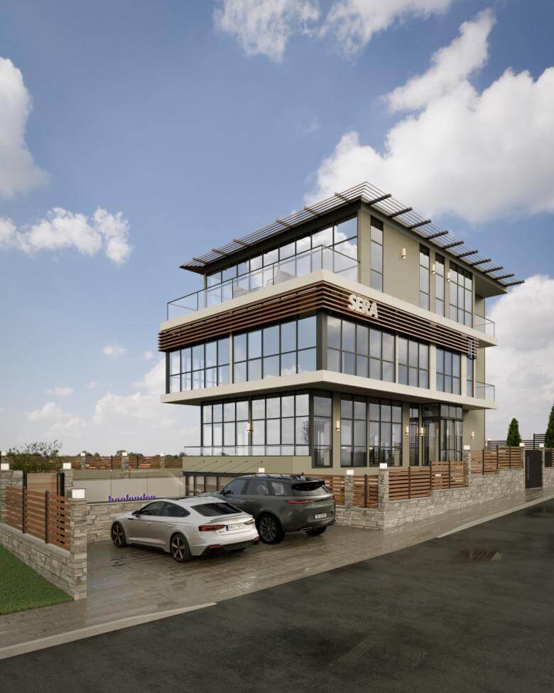 interior design 6412 Sera Beton Office Building Offices