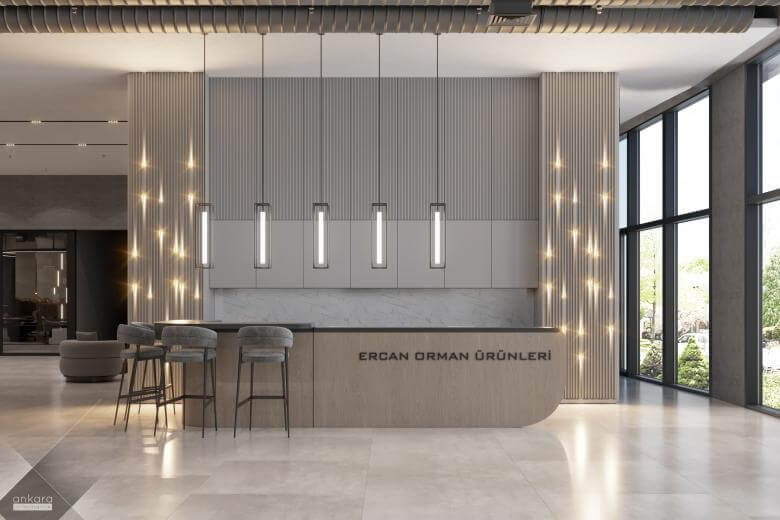 office project 6366 Ercan Wood Products - Store Offices