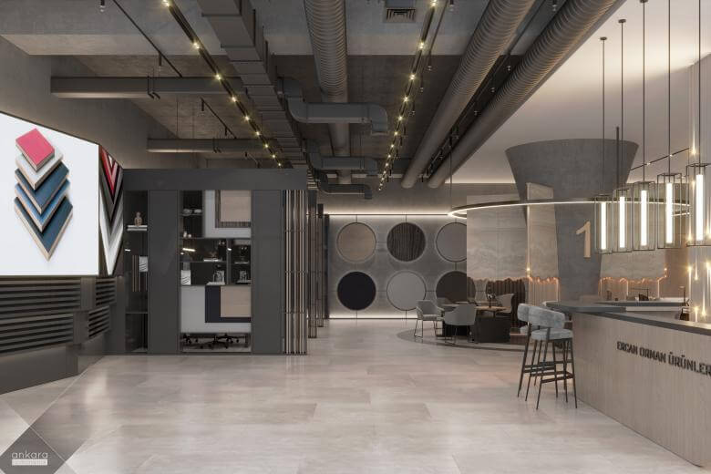 office project 6368 Ercan Wood Products - Store Offices