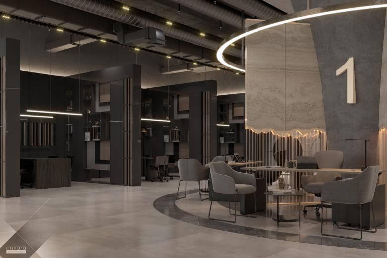 office project 6373 Ercan Wood Products - Store Offices