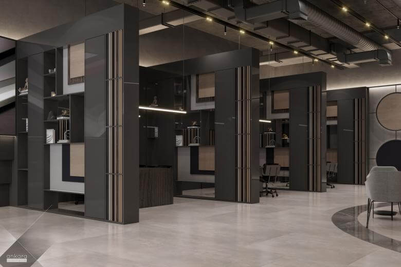 office project 6374 Ercan Wood Products - Store Offices
