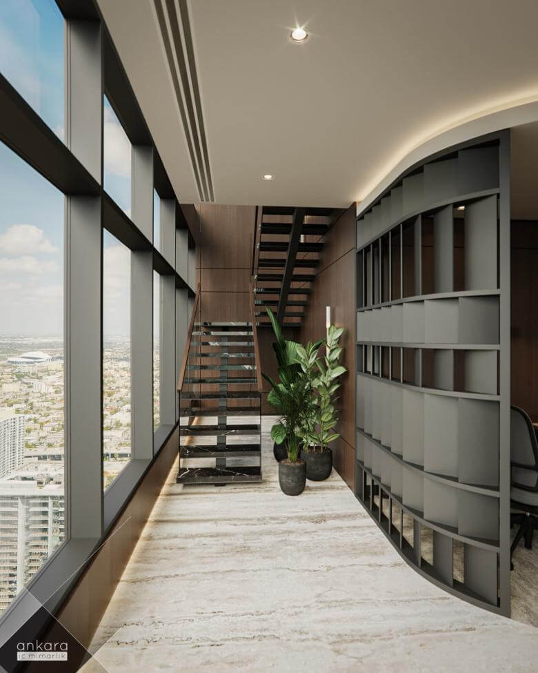 interior design 6738 Paragon Tower - Hukuk Bürosu Offices