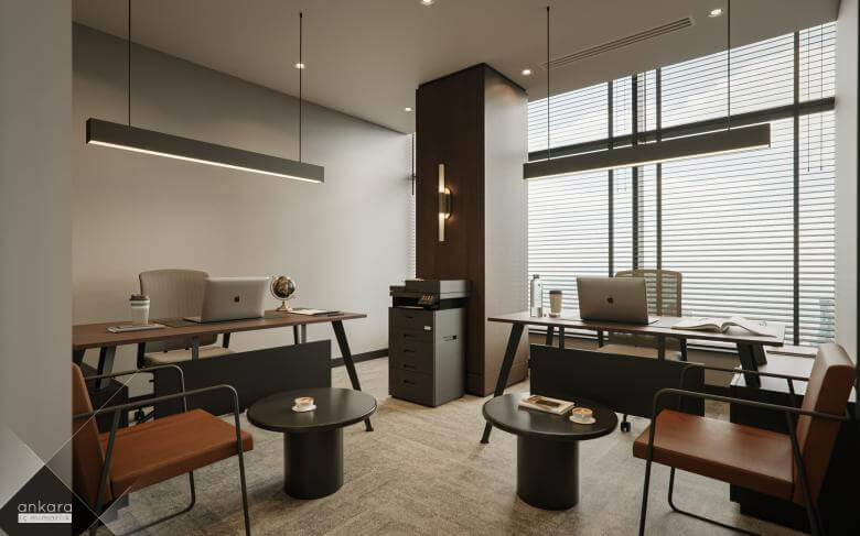 interior design 6743 Paragon Tower - Hukuk Bürosu Offices